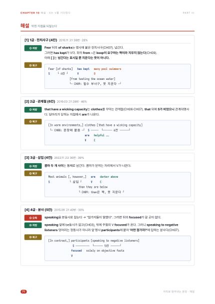 자리로 읽어내는 문장 고1·2편 지면 예시
